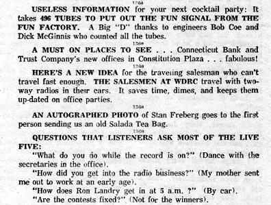 What's Doing 'Round Connecticut column - July 28, 1963 