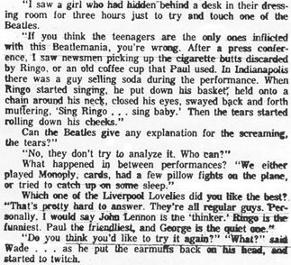 What's Doing 'Round Connecticut column - October 4, 1964