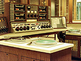 Master Control at WDRC's new studios, 750 Main Street in Hartford, circa 1967
