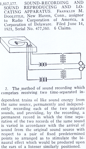 Doolittle patent