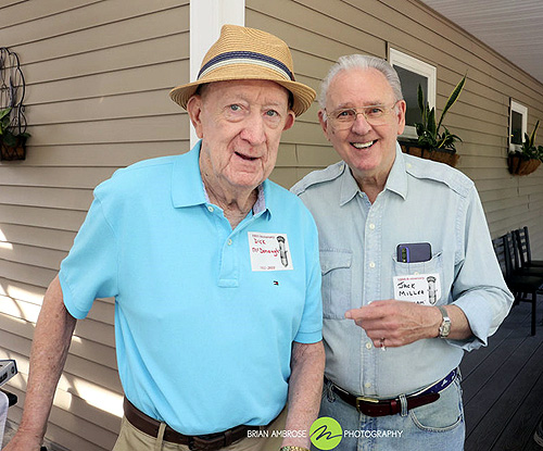 Former WDRC personalities (l-r:) Dick McDonough & Jack Miller