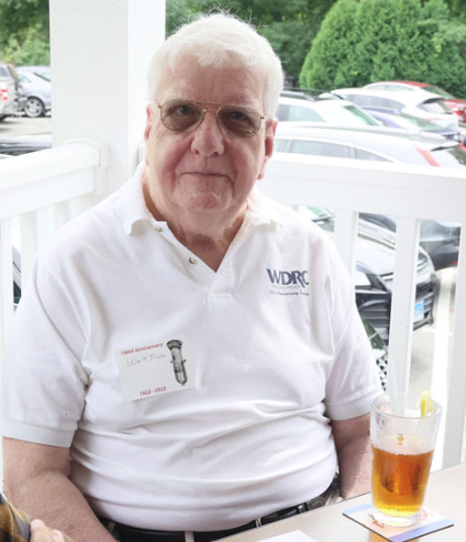 Kent Clark (Walt Pinto) enjoys a cold beverage on a hot summer afternoon