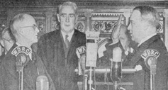 January 7, 1943 - inauguration of Gov. Baldwin