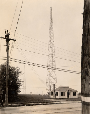 Original WDRC building at 783 Blue Hills Avenue in Bloomfield, CT