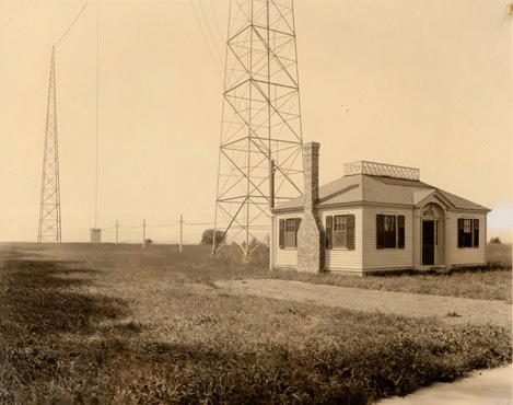 Original WDRC building at 783 Blue Hills Avenue in Bloomfield, CT