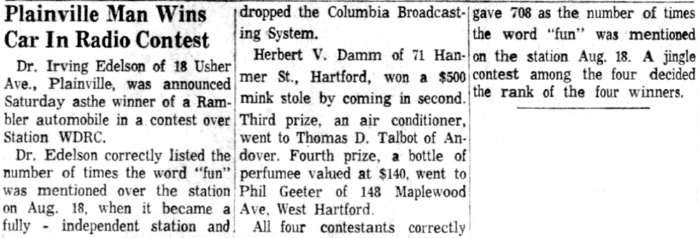 The Hartford Courant - September 18, 1960