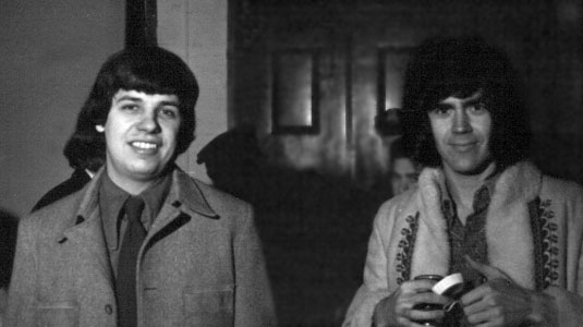 WDRC's Joe Hager and member of Three Dog Night in 1970
