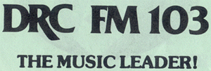 WDRC FM logo: February 9, 1982
