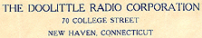 Doolittle Radio Corporation logo