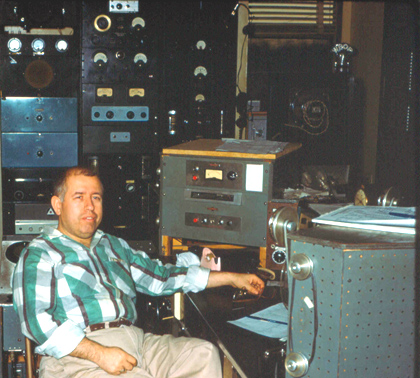 Augie Santana before he was WPOP's chief engineer