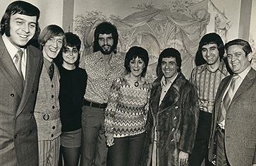 March 26, 1971 - WDRC staff with Frankie Valli and the Four Seasons