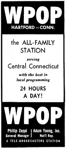 WPOP ad in Broadcasting magazine - January 30, 1961