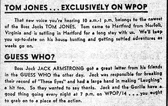WPOP Boss Edition - Nov. 16, 1969 