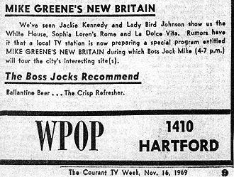 WPOP Boss Edition - Nov. 16, 1969 