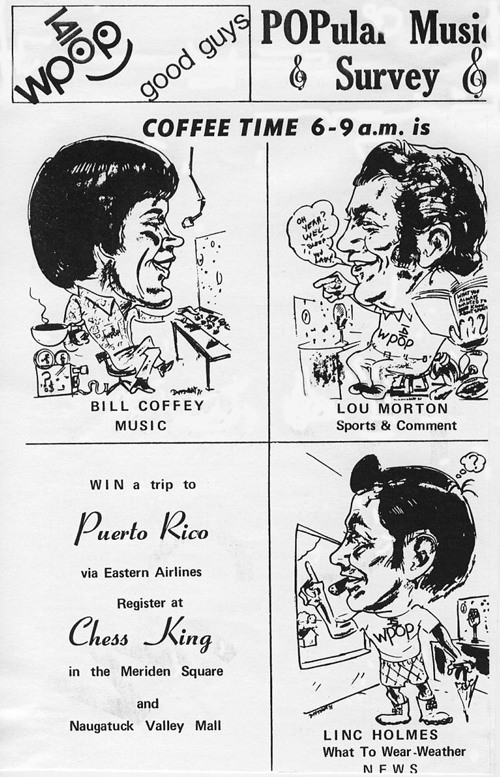 March 22, 1972 - WPOP Popular Music Survey